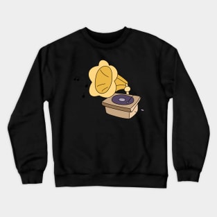 Record Player Crewneck Sweatshirt